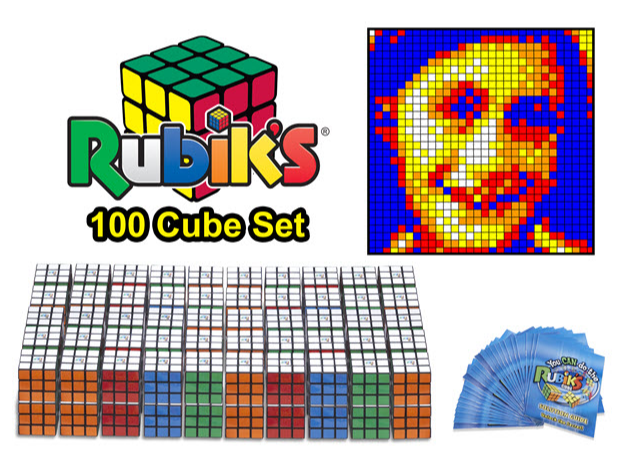 Rubik's cube : 3x3 100 mosaic set
